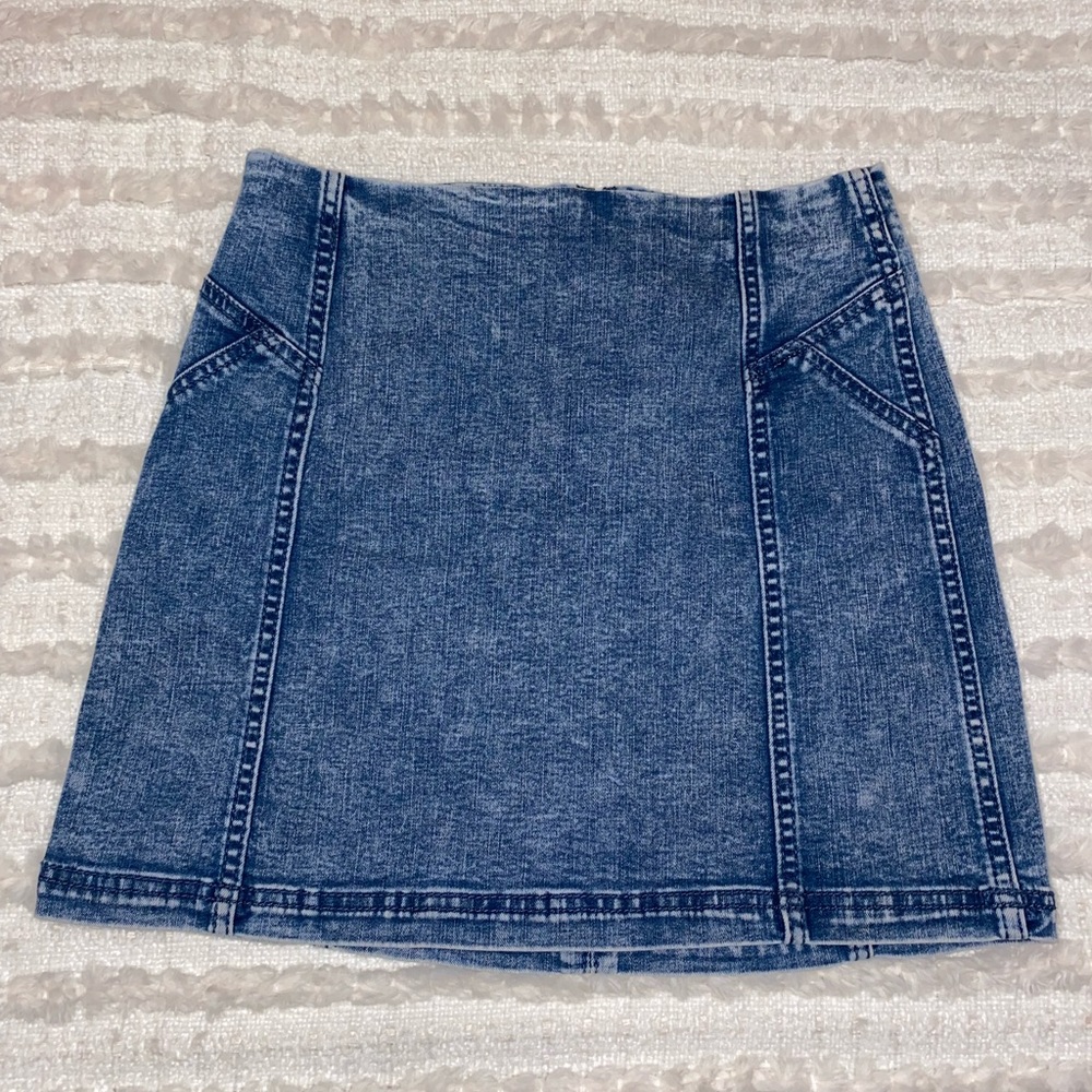 Wild Fable Jean Mini Skirt